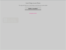Tablet Screenshot of counter.xoxco.com